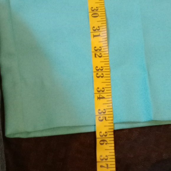 ASOS BLUE CROPPED PANTS, * ALTERED SIZE 14 - Picture 7 of 12